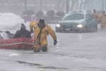 Bomb cyclone USA visuals, Bomb cyclone USA, bomb cyclone continues to batter usa, Usa news