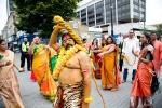 bonalu festivities in London, bonalu festival, over 800 nris participate in bonalu festivities in london organized by telangana community, Handloom weavers