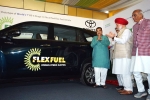 Toyota innovations, Union Minister Nitin Gadkari, world s first flex fuel ethanol powered car launched in india, Diesel