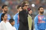 India-Pakistan match, Amitabh, amitabh did not take money for singing national anthem cab official, World twenty20 2016