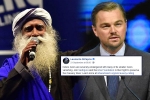 cauvery calling, Leonardo DiCaprio, civil society groups ask dicaprio to withdraw support for cauvery calling, Dicaprio