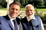 Emmanuel Macron and Narendra Modi, Indian Prime Minister, france and indian prime ministers share their friendship on social media, France