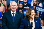 Kamala Harris and Tim Walz campaign, Kamala Harris and Tim Walz job, kamala harris introduces her vice president, High school student