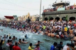 nri vistors, Indians in kumbh mela 2019, kumbh mela 2019 indian diaspora takes dip in holy water at sangam, Pravasi bharatiya divas