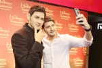 mahesh babu wax statue in amb cinemas, amb cinemas, mahesh babu s wax statue for madame tussauds unveiled at hyderabad s amb cinemas, Amb cinemas