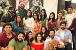 Allu Arjun, Varun Tej, mega heroes bond over christmas party, Upasana kamineni