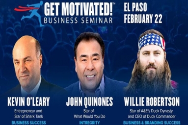 Kevin O&#039;Leary, Willie Robertson, John Quinones LIVE Get Motivated! El Paso