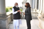 Narendra Modi updates, Narendra Modi USA trip, narendra modi s special gift to kamala harris, Indian american