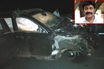 Rajasekhar actor, Rajasekhar accident, rajasekhar meets with a road accident, Mercedes benz