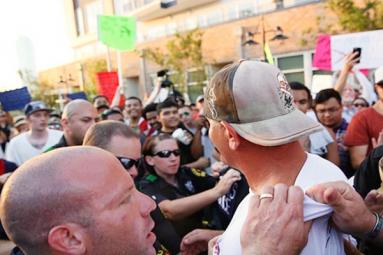 Several arrested after anti-Trump protests in Dallas!