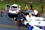 Texas Road accident videos, Texas Road accident names, texas road accident six telugu people dead, Congress