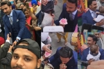 ranveer singh, bollywood, watch video of ranveer singh giving a flower to an elderly woman is winning hearts, World cup 2019