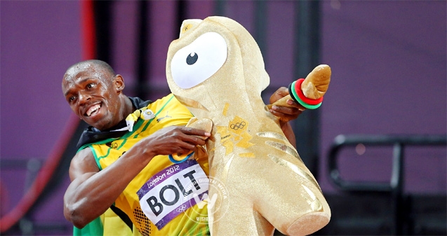 Usain bolts to a great start},{Usain bolts to a great start